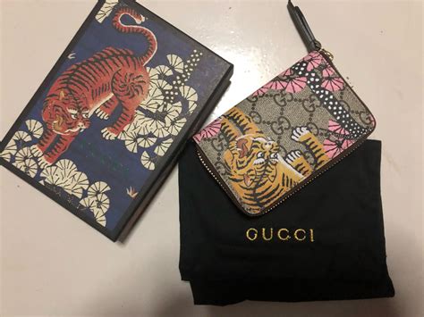 gucci tiger wallet original|Gucci bengal tiger wallet.